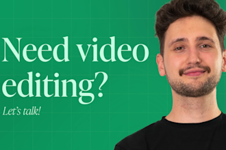 do professional video editing for product ads