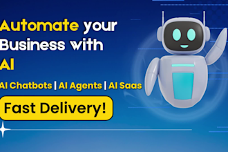 create ai automation, ai saas apps, and ai chatbots for businesses