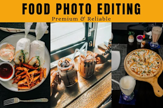 do super fast food photo editing lightroom product retouch