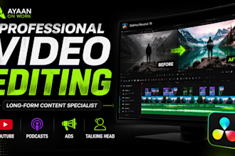 edit engaging long form youtube videos and video ads