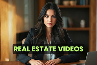 make real estate ai avatar spokesperson and property tour video