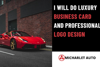 do luxury business card and professional logo design