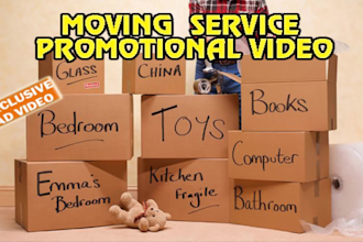 make moving company video, movers service packing ads