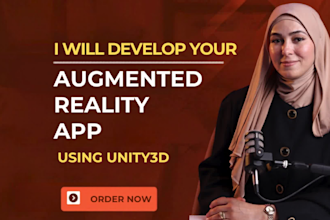 develop ar app for android and ios using unity3d