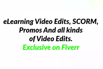 create and edit videos for your online course