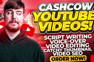 create youtube cash cow video for cash cow channel