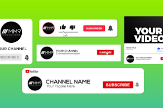 create awesome youtube subscribe, like and bell animation