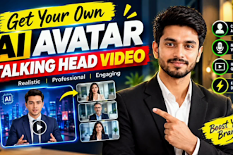realistic ai avatar, ai spokesperson and talking head videos