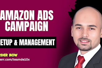 be your amazon ads expert to boost sales and manage campaigns
