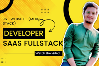 develop a saas web app for your business idea from scratch