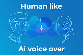 generate a human like ai voice over text to speech