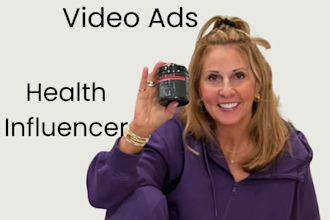 create mature ugc video ads as a 70 year old health and wellness creator