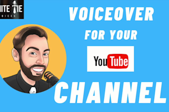 record an american male voice over for youtube