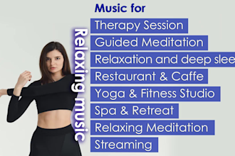 make original soothing relaxation and meditation music