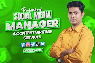 be your monthly social media manager
