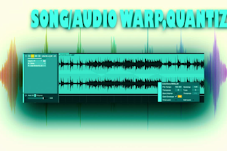 quantize, warp your audio tracks