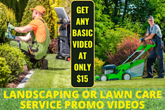 do landscaping service  lawn care service promo video