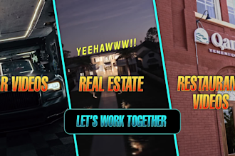edit viral reels for car , food and real estate with speed ramp and vfx