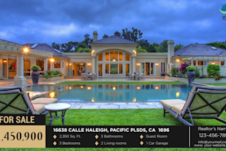 create modern real estate listing video