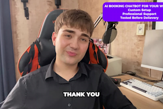 build an ai appointment booking chatbot for your website