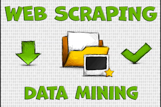 do web scraping, data mining, collection, extraction, crawling from any website