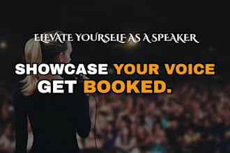 edit your speaker reel, showreel, sizzle demo reel, highlight video editing