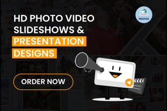 design powerpoint presentation and event photo slideshow video
