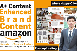 design attractive a plus content for amazon enhanced brand content ebc listing