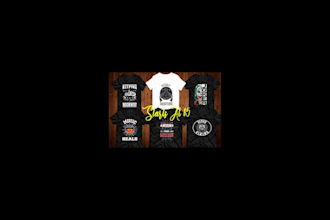 design unique tshirts for print on demand and merch