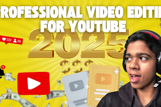 do professional video editing for youtube