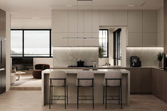 interior design your kitchen cabinetry, renovate, remodel with realistic renders