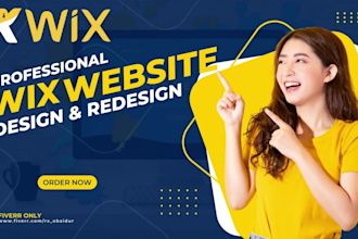 do wix website design, wix website redesign, wix landing page