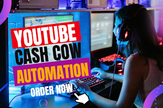 create profitable cash cow youtube automation channel, cash cow video