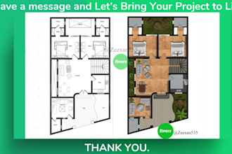 draw and redraw floor plans for real estate agents