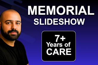 do memorial tribute funeral photo slideshow video