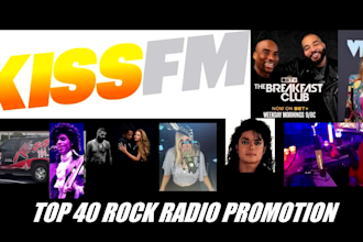 promote your pop or rock song on kiss radio