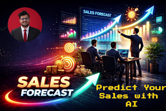 build a machine learning model for sales forecast