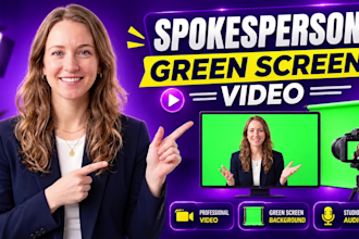 create ai spkesperson video professional american male and female spokesperson