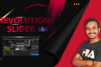 make professional website banner, slider revolation, ad banner
