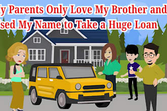 create animated stories cartoon for kids youtube channel english