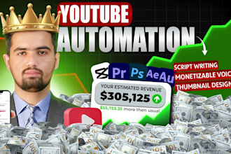 create youtube automation cash cow videos, top 10 faceless monetizable content