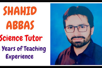 be science tutor for chemistry and physics and basic math