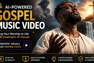 create ai gospel music video for your christian worship song