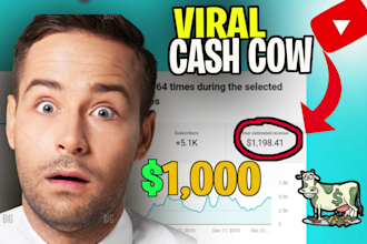 create viral cash cow cash cow youtube cash cow videos cash cow video editing