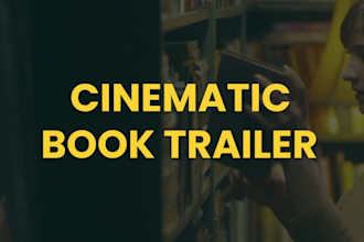 create cinematic book trailer