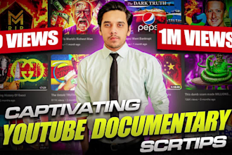 hook your audience with a captivating youtube documentary script