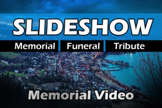 do memorial tribute funeral photo slideshow video