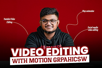 editing video with motion graphics