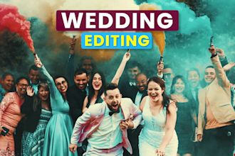 do wedding video editing