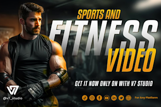 create motivational video for sports and fitness